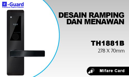 Kunci Penginapan e-Guard TH1881B