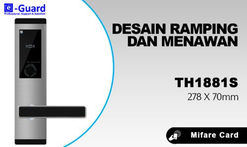 Kunci Penginapan e-Guard TH1881S