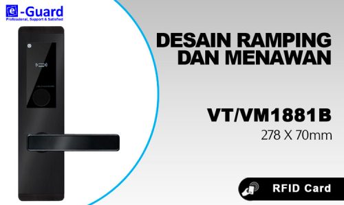 Kunci Hotel e-Guard VT1881B